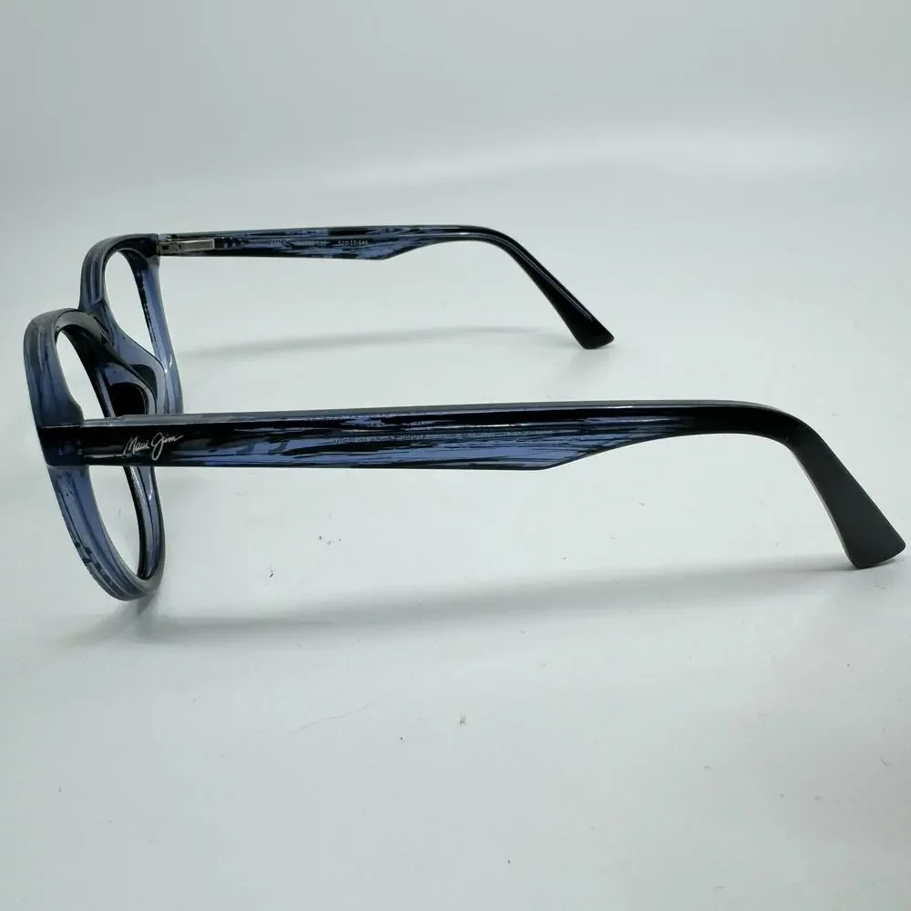 Maui Jim‎ Cathedrals MJ782-03S Sunglasses Blue Black Stripe H10416